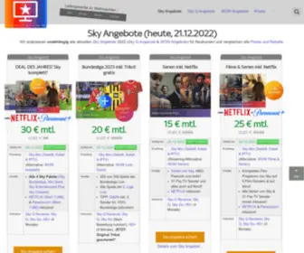 SKY-Angebote.info(NEU ⭐ ALLE Sky Angebote (Sky Abo & Ticket)) Screenshot