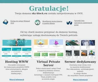 SKY-Block.eu(OVH wspiera Twój rozwój poprzez najlepsze rozwiązania www) Screenshot