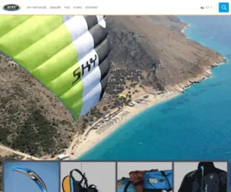 SKY-CZ.com(Sky Paragliders) Screenshot