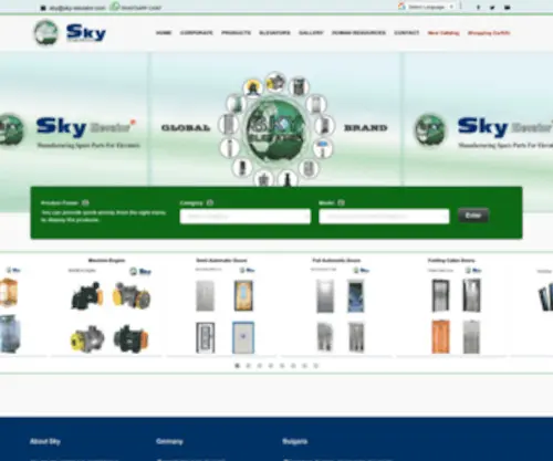 SKY-Elevator.com(Sky Elevator) Screenshot