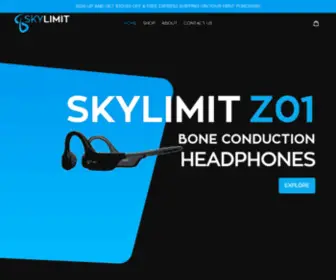 SKY-Limit.com.au(Bone Conduction Headphones for Sale) Screenshot