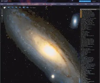 SKY-Map.org(Interactive Sky Map) Screenshot
