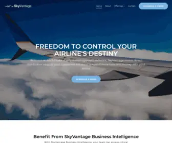 SKY-Vantage.com(SkyVantage Airline Revenue Management Software) Screenshot