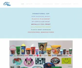 SKY2000.co(SKYProfessional Manufacturer of 3D Lenticular & Foil Promotional Cup and Food Packaging Bucket) Screenshot