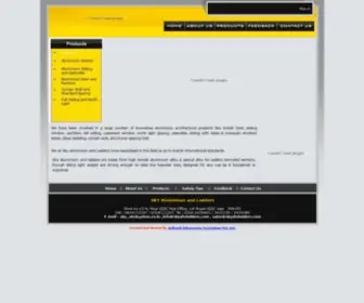 Skyaluladders.com(Aluminium ladders) Screenshot