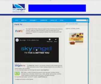 Skyangel.com(Sky Angel Faith & Family Television) Screenshot