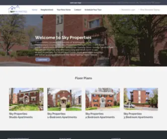 Skyaptsonline.com(Silver Spring and Takoma Park Apartments for Rent) Screenshot