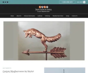 Skyartstudio.com(Weathervanes) Screenshot