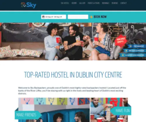 SKybackpackers.com(SKybackpackers) Screenshot