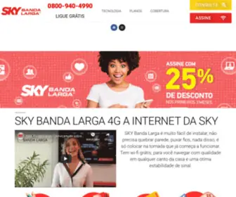SKybandalarga4G.com.br(SKY Banda Larga Internet Ligue) Screenshot