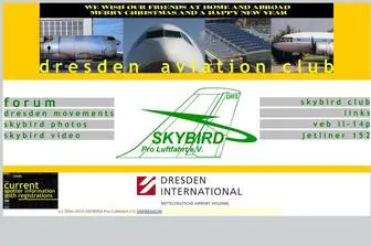 SKybird-EV.de(Dresdner Luftfahrt) Screenshot