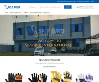 SKybirdint.com(Mechanic Gloves) Screenshot