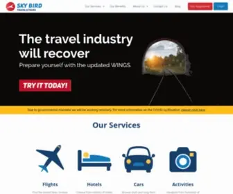 SKybirdtravel.com(Sky Bird Travel & Tours) Screenshot