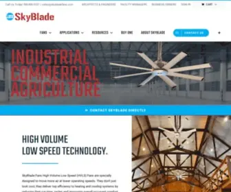 SKYbladefans.com(Where Form Follows Function) Screenshot