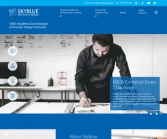 SKYblueindia.com(Skyblue Institute of Design) Screenshot