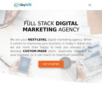 SKYbluemedia.co(Digital Marketing Agency that builds Brands) Screenshot