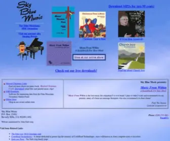 SKYbluemusic.com(Sky Blue Music) Screenshot