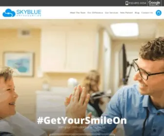 SKYblueortho.com(Dunn Orthodontics NC) Screenshot