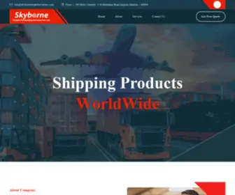 SKybornefreightforwarders.com(Skyborne Freight Forwarding Services) Screenshot