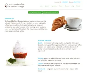 SKyboundcoffeedessert.com(SkyBound Coffee) Screenshot