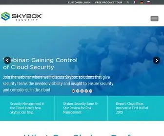 SKyboxsecurity.com(Skybox Security) Screenshot