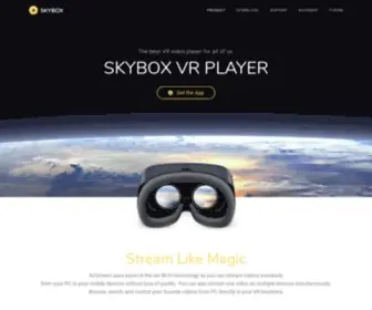 SKybox.xyz(SKYBOX VR Video Player) Screenshot