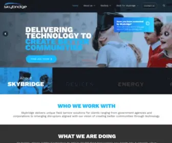 SKYbridge.com.au(Delivering Technology to Create Better Communities) Screenshot