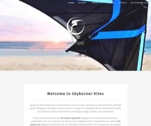 SKyburner.com(Sky Burner Sport Kites) Screenshot