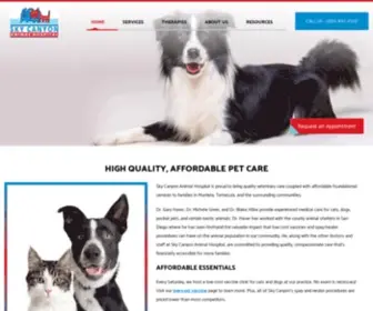 SKycanyonanimalhospital.com(Sky Canyon Animal Hospital) Screenshot