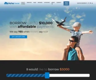 SKycapfinancial.com(Apply for Personal Loans) Screenshot