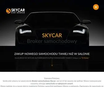 SKycar.com.pl(Autobroker SKYCAR Broker Samochodowy kup auto taniej) Screenshot