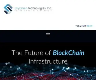 SKYchaintechnologiesinc.com(Skychain Technology Inc) Screenshot