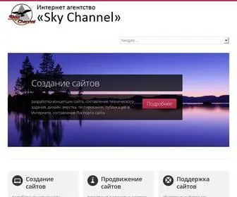 SKYchannel.ru(Создание (разработка) и продвижение сайтов) Screenshot