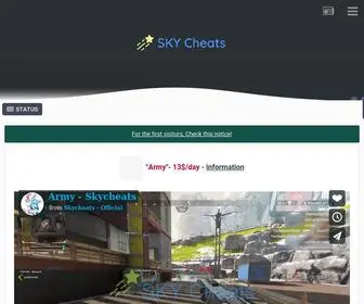 SKYcheats.com(SKY Cheats) Screenshot