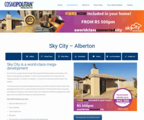 SKycity.co.za(Sky City Houses for Sale in Alberton) Screenshot