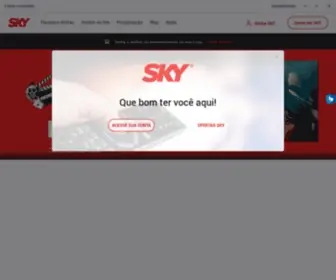 SKY.com.br(SKY) Screenshot