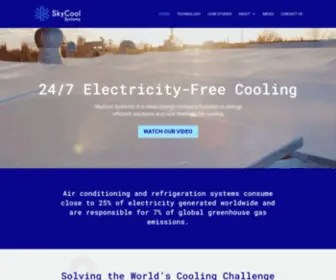 SKycoolsystems.com(Our core innovation) Screenshot