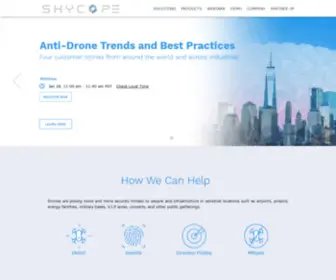 SKycope.com(Counter Drone Solutions) Screenshot