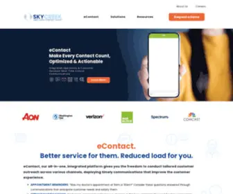 SKYcreek.com(Drive Customer Engagement) Screenshot