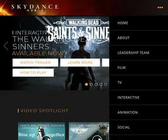 SKydance.com(Skydance Media) Screenshot