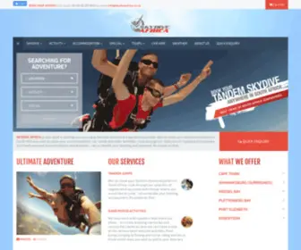 SKydiveafrica.co.za(Skydive Africa) Screenshot