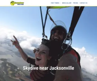 SKydiveameliaisland.com(Skydive in Jacksonville) Screenshot