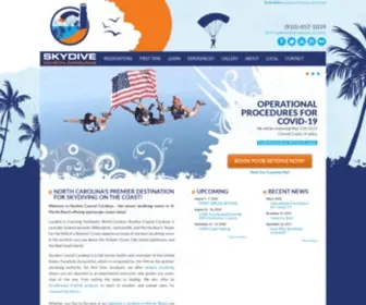 SKydivecoastalcarolinas.com(Skydive Coastal Carolinas) Screenshot