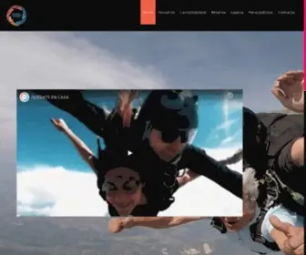 SKydivecolombia.com(Inicio/ Skydive Colombia) Screenshot