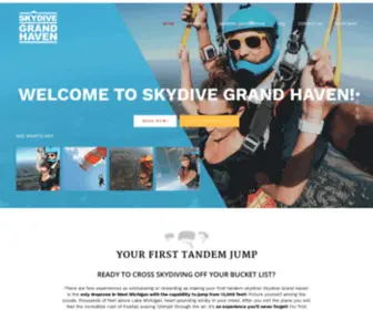 SKydivegrandhaven.com(Skydive Grand Haven) Screenshot
