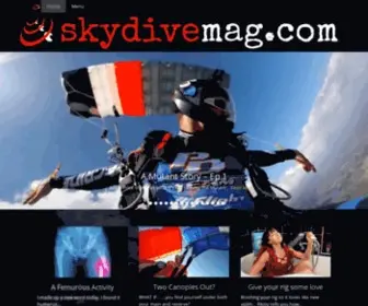 SKydivemag.com(Skydiving and BASE jumping information) Screenshot
