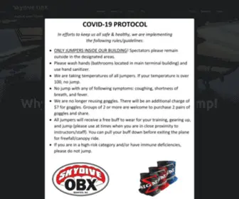 SKydiveobx.com(Skydive over The Outer Banks) Screenshot