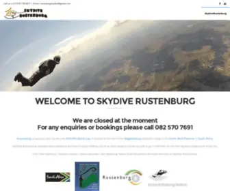 SKydiverustenburg.co.za(SkyDive Rustenburg) Screenshot