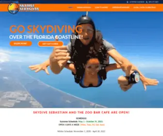 SKydivesebastian.com(Skydive Sebastian) Screenshot