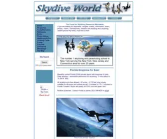 SKydiveworld.com(Skydive World) Screenshot